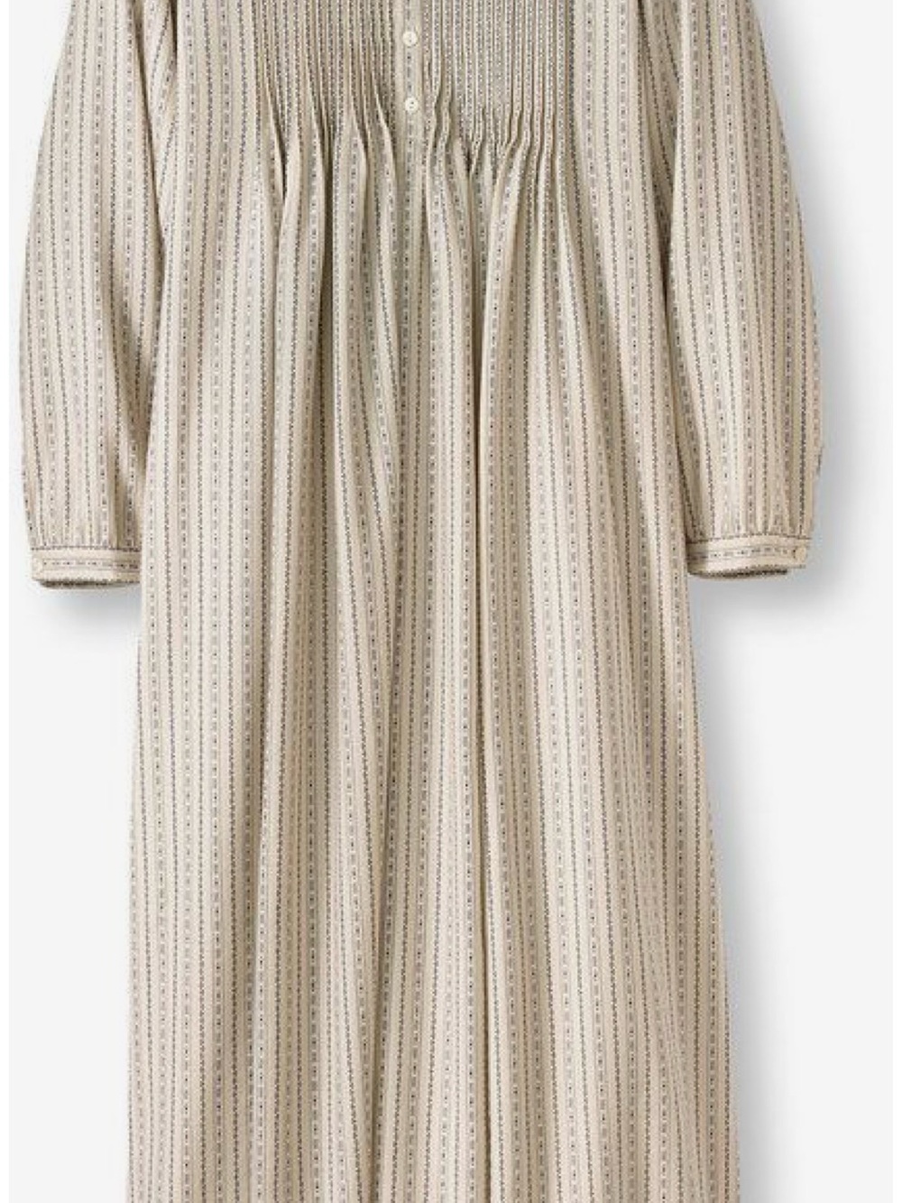 L.L. Bean women’s pintuck flannel nightgown 1X